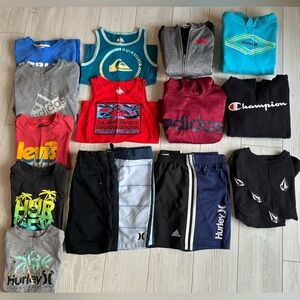 Boys brand name clothing lot size 5-7